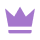 Purple crown icon